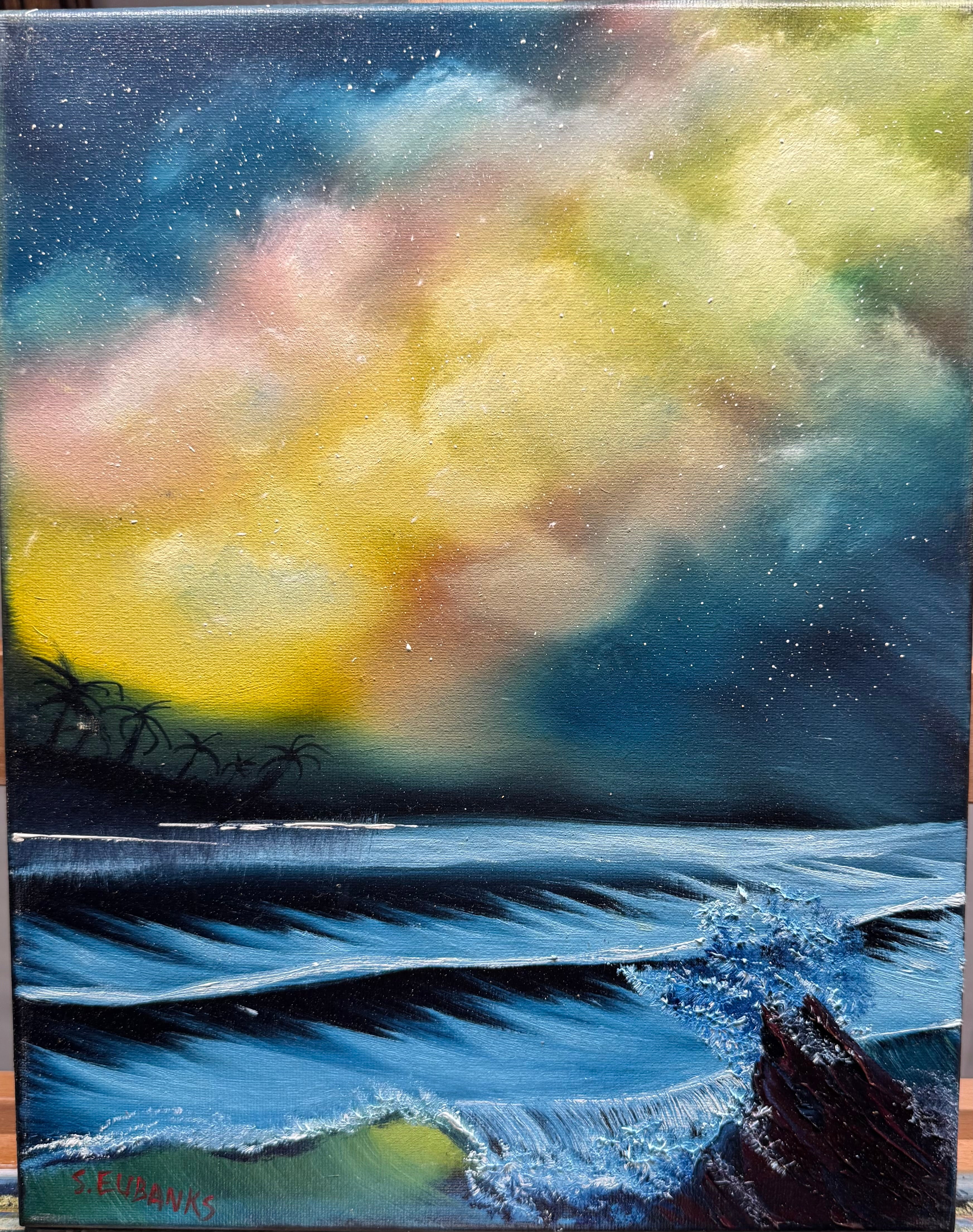 (23) Oil painting on 11x14 canvas only.