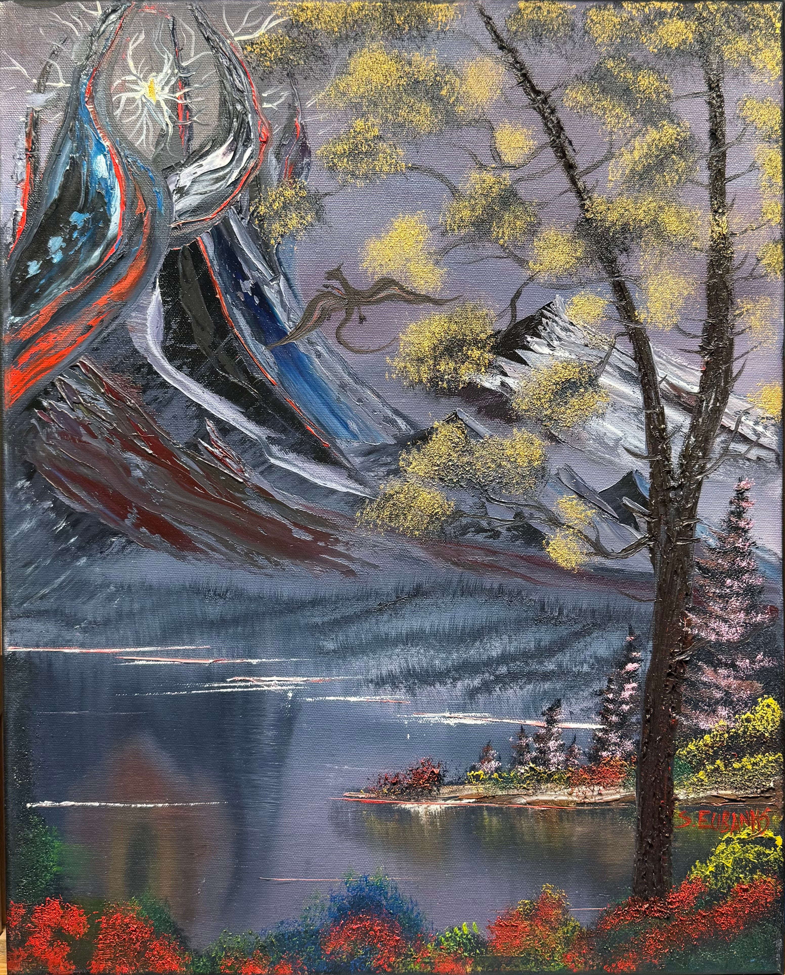 AI “Sauron?” 16”x20” oil on Canvas