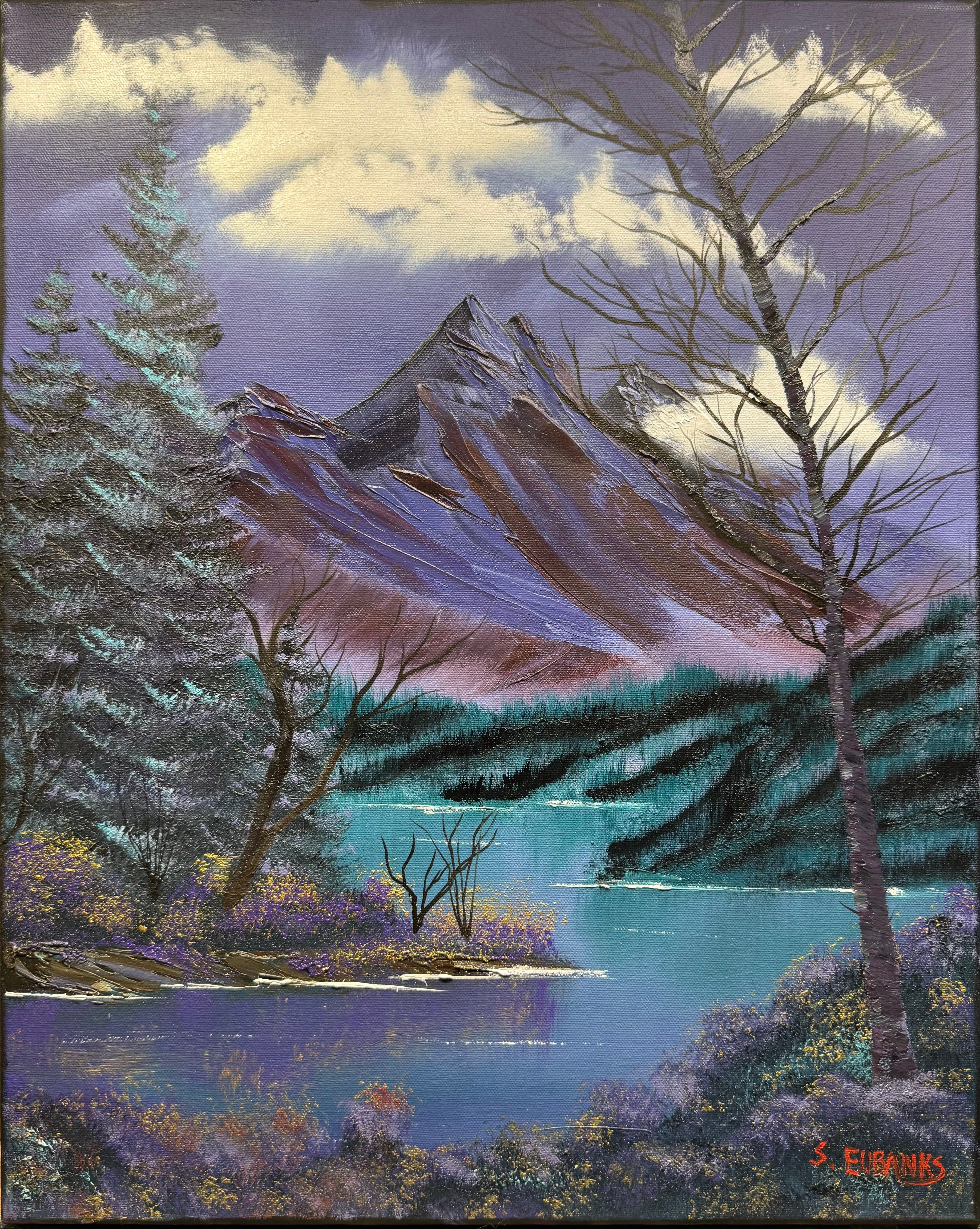 AG “Purple Mtn” 16”x20” Oil Painting