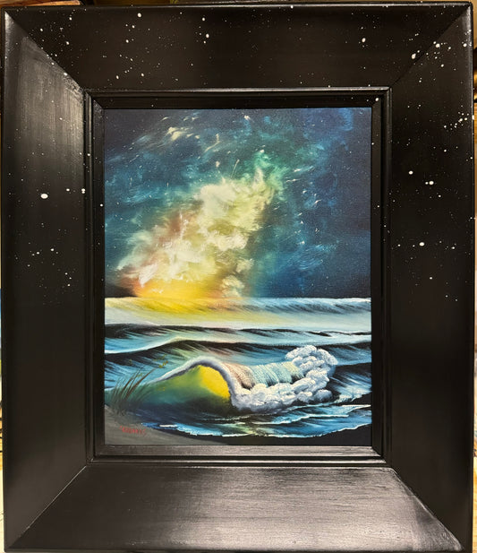 12 Galaxy Beach with star frame