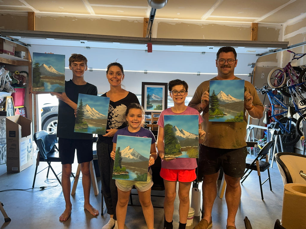 Painting class with S. Eubanks